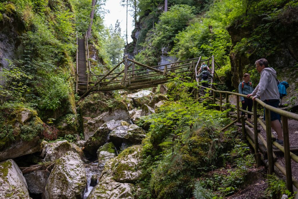 Blick durch die Klamm